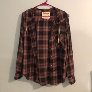 Garage Hooded Flannel